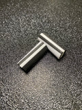 Mousse 10mm blanc noir x2