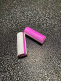 Mousse 10mm rose blanc x2