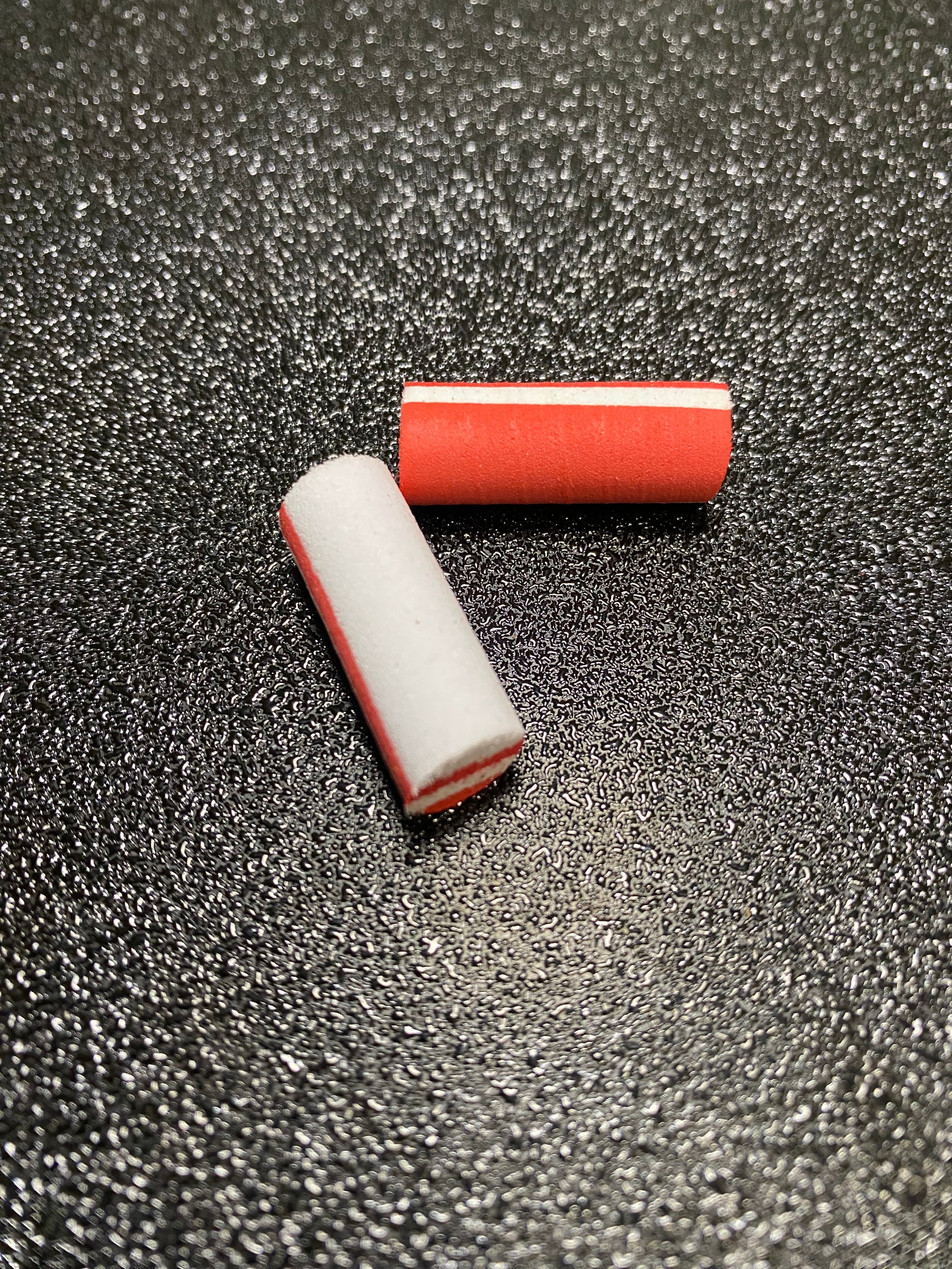 Mousse 10mm rouge blanc x2