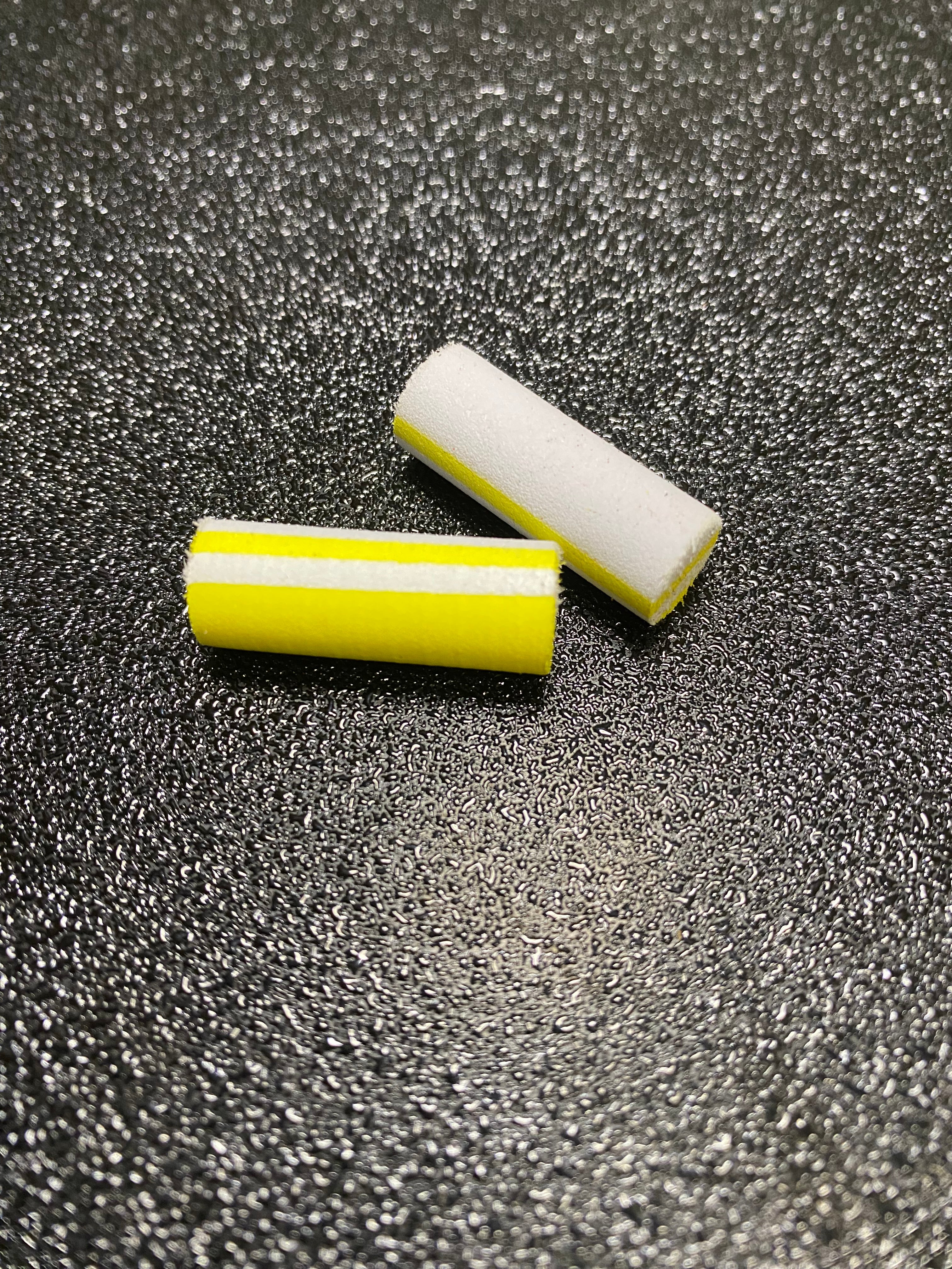 Mousse 10mm jaune blanc x2
